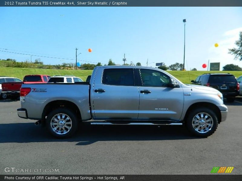 Silver Sky Metallic / Graphite 2012 Toyota Tundra TSS CrewMax 4x4