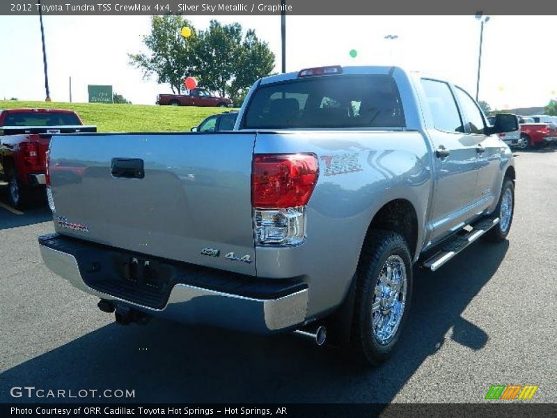 Silver Sky Metallic / Graphite 2012 Toyota Tundra TSS CrewMax 4x4