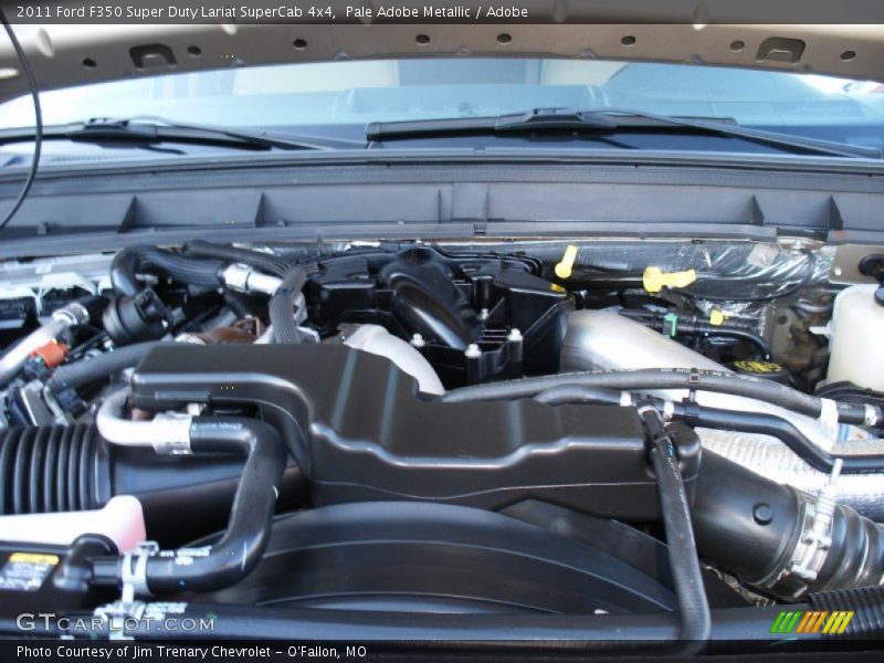 Pale Adobe Metallic / Adobe 2011 Ford F350 Super Duty Lariat SuperCab 4x4