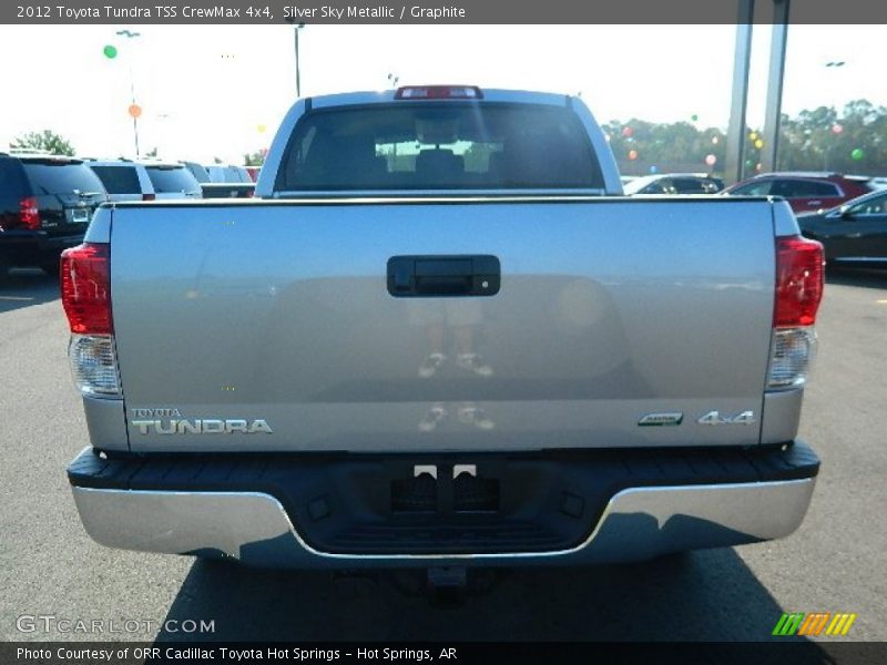 Silver Sky Metallic / Graphite 2012 Toyota Tundra TSS CrewMax 4x4