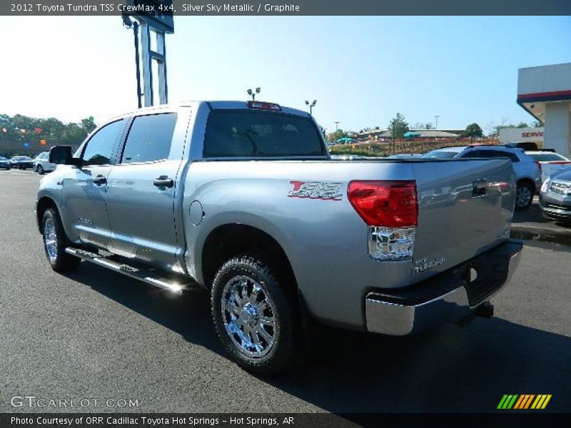 Silver Sky Metallic / Graphite 2012 Toyota Tundra TSS CrewMax 4x4