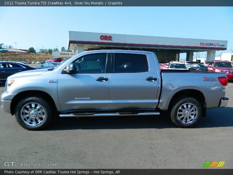 Silver Sky Metallic / Graphite 2012 Toyota Tundra TSS CrewMax 4x4