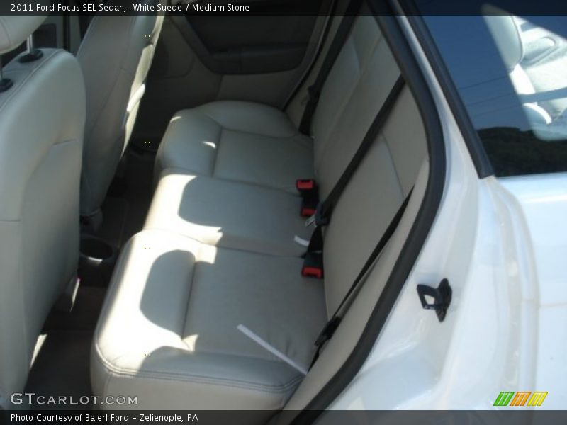 White Suede / Medium Stone 2011 Ford Focus SEL Sedan