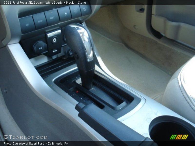 White Suede / Medium Stone 2011 Ford Focus SEL Sedan