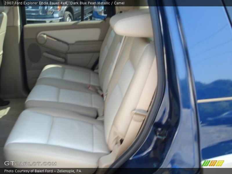 Dark Blue Pearl Metallic / Camel 2007 Ford Explorer Eddie Bauer 4x4