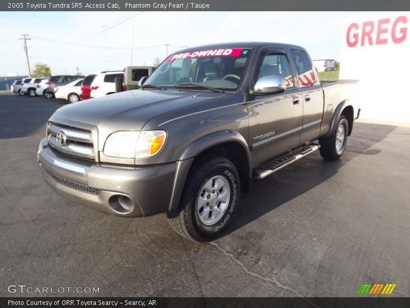 Phantom Gray Pearl / Taupe 2005 Toyota Tundra SR5 Access Cab