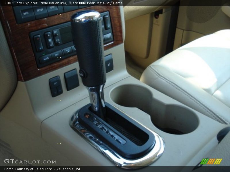 Dark Blue Pearl Metallic / Camel 2007 Ford Explorer Eddie Bauer 4x4