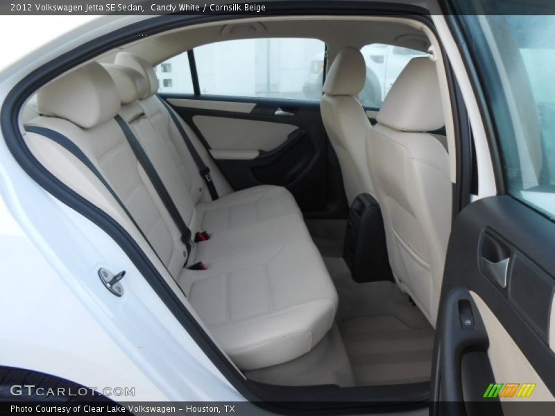 Candy White / Cornsilk Beige 2012 Volkswagen Jetta SE Sedan