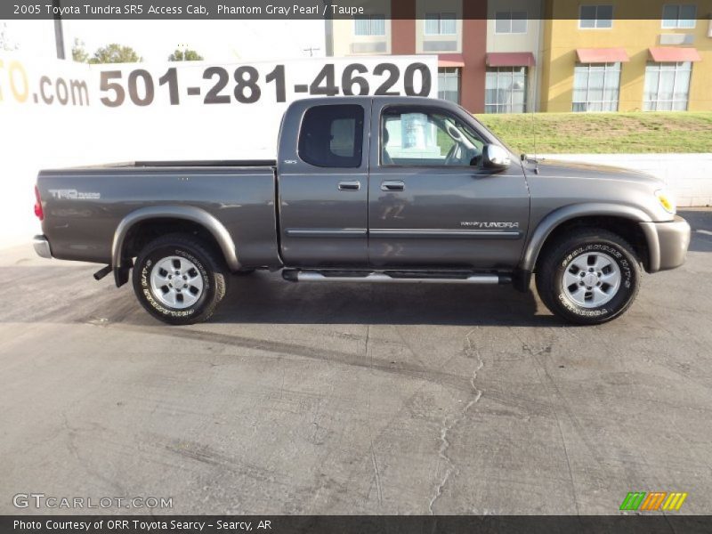 Phantom Gray Pearl / Taupe 2005 Toyota Tundra SR5 Access Cab