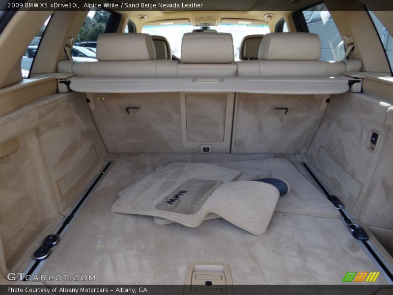 Alpine White / Sand Beige Nevada Leather 2009 BMW X5 xDrive30i