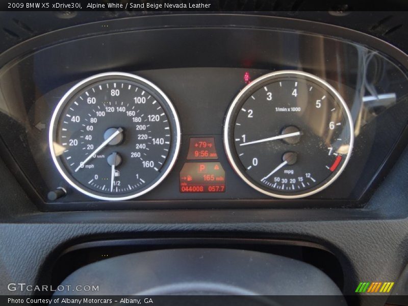 Alpine White / Sand Beige Nevada Leather 2009 BMW X5 xDrive30i