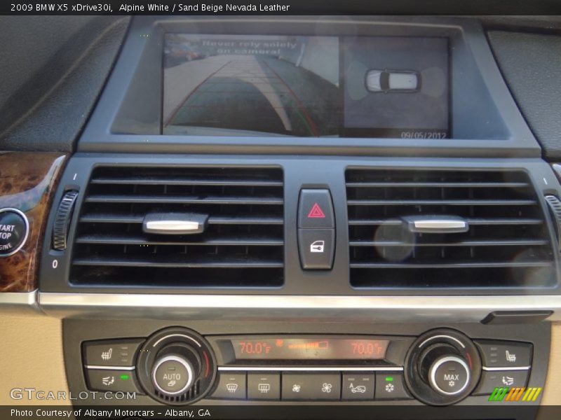 Alpine White / Sand Beige Nevada Leather 2009 BMW X5 xDrive30i