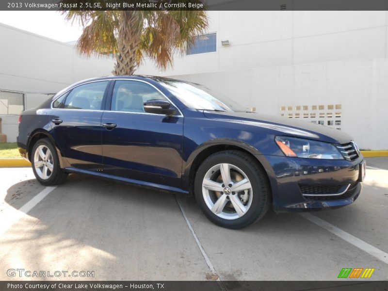 Night Blue Metallic / Cornsilk Beige 2013 Volkswagen Passat 2.5L SE