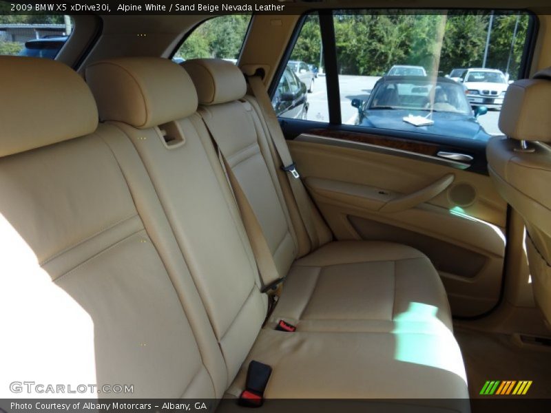 Alpine White / Sand Beige Nevada Leather 2009 BMW X5 xDrive30i