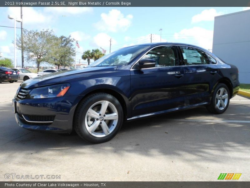 Night Blue Metallic / Cornsilk Beige 2013 Volkswagen Passat 2.5L SE