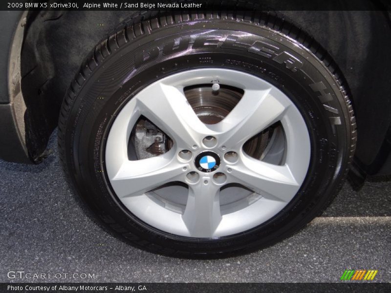 Alpine White / Sand Beige Nevada Leather 2009 BMW X5 xDrive30i