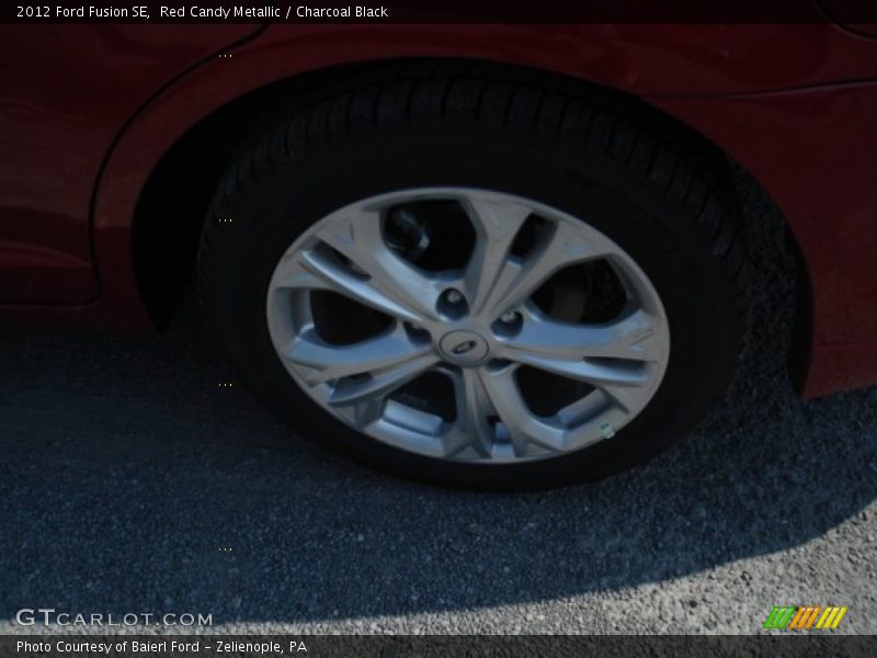 Red Candy Metallic / Charcoal Black 2012 Ford Fusion SE