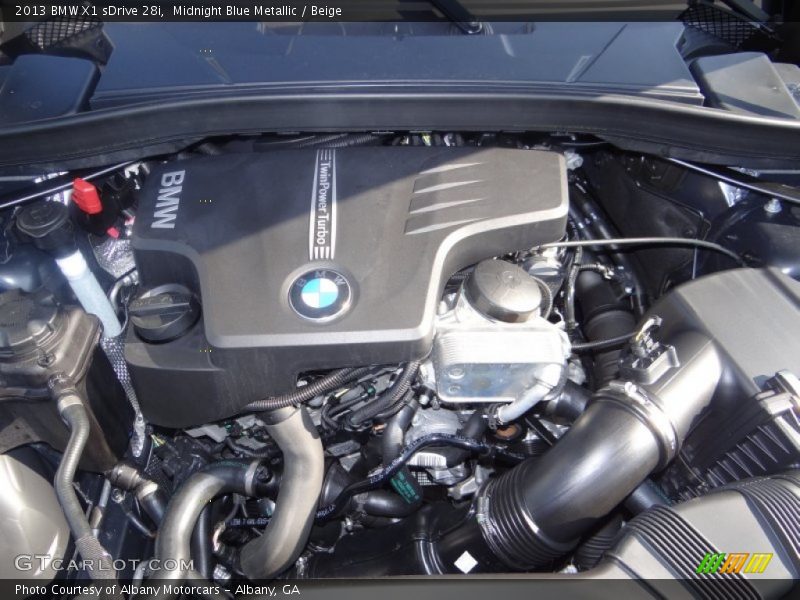  2013 X1 sDrive 28i Engine - 2.0 Liter DI TwinPower Turbocharged DOHC 16-Valve VVT 4 Cylinder
