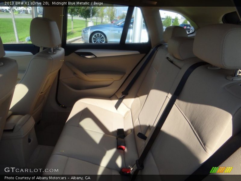 Rear Seat of 2013 X1 sDrive 28i
