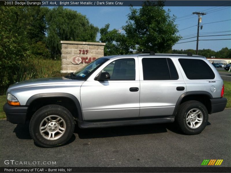 Bright Silver Metallic / Dark Slate Gray 2003 Dodge Durango SXT 4x4
