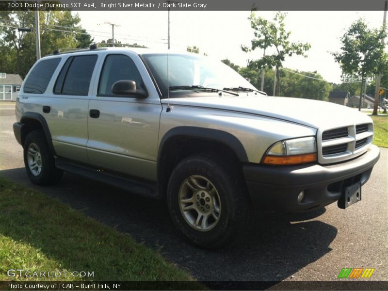 Bright Silver Metallic / Dark Slate Gray 2003 Dodge Durango SXT 4x4