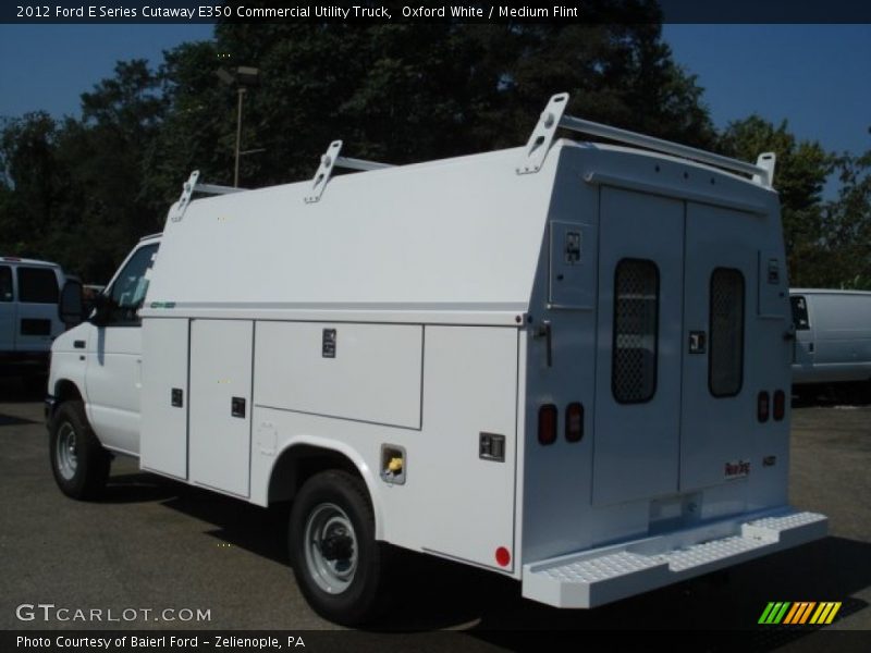 Oxford White / Medium Flint 2012 Ford E Series Cutaway E350 Commercial Utility Truck