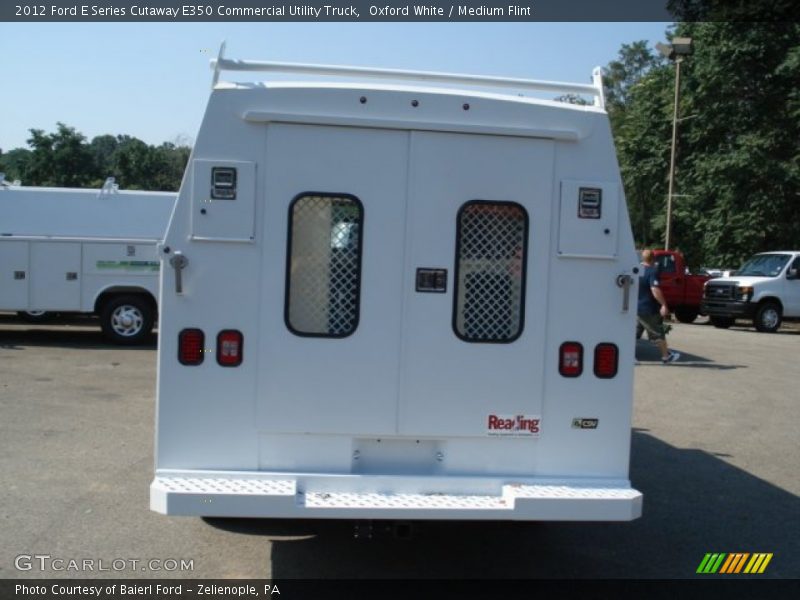 Oxford White / Medium Flint 2012 Ford E Series Cutaway E350 Commercial Utility Truck