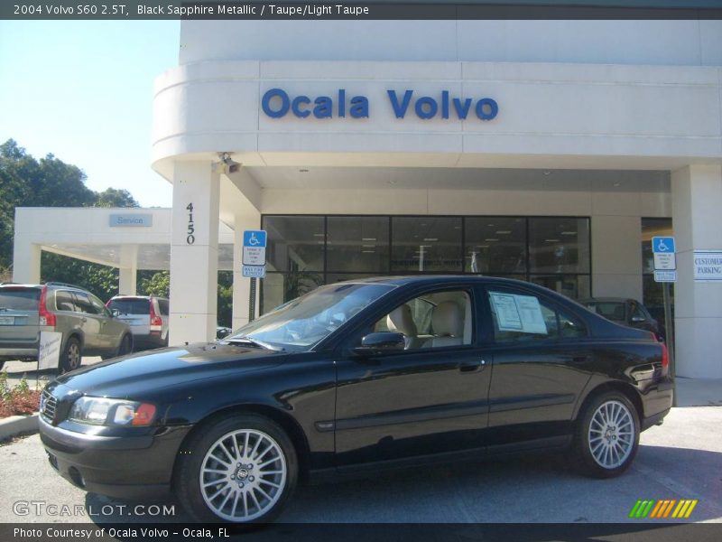 Black Sapphire Metallic / Taupe/Light Taupe 2004 Volvo S60 2.5T