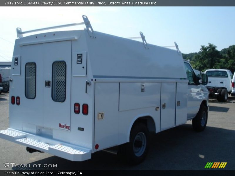 Oxford White / Medium Flint 2012 Ford E Series Cutaway E350 Commercial Utility Truck