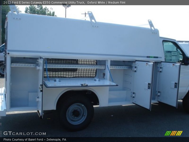 Oxford White / Medium Flint 2012 Ford E Series Cutaway E350 Commercial Utility Truck