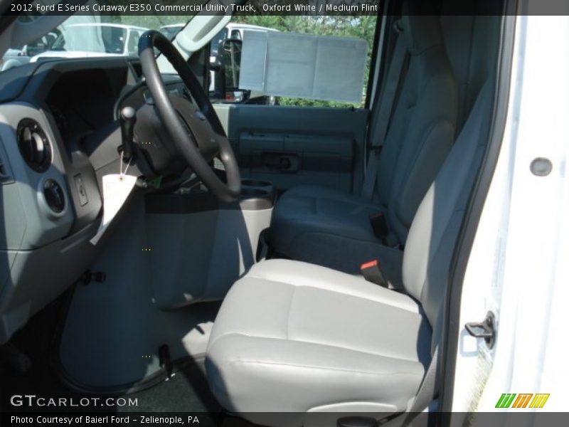 Oxford White / Medium Flint 2012 Ford E Series Cutaway E350 Commercial Utility Truck