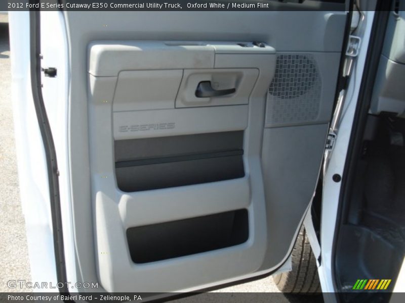 Oxford White / Medium Flint 2012 Ford E Series Cutaway E350 Commercial Utility Truck