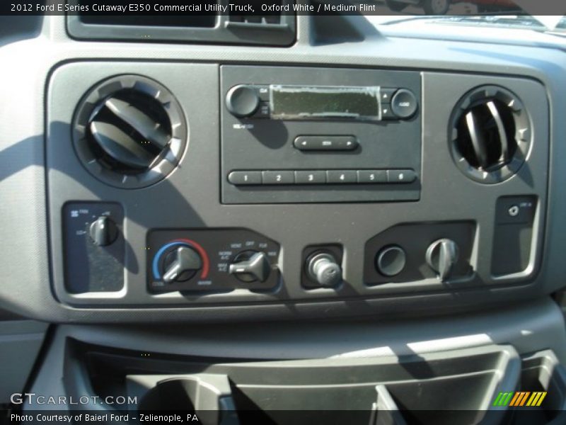 Oxford White / Medium Flint 2012 Ford E Series Cutaway E350 Commercial Utility Truck