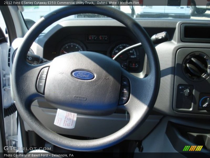 Oxford White / Medium Flint 2012 Ford E Series Cutaway E350 Commercial Utility Truck