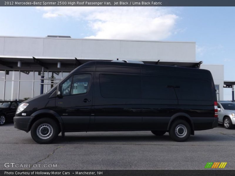 Jet Black / Lima Black Fabric 2012 Mercedes-Benz Sprinter 2500 High Roof Passenger Van