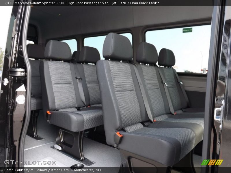 Jet Black / Lima Black Fabric 2012 Mercedes-Benz Sprinter 2500 High Roof Passenger Van