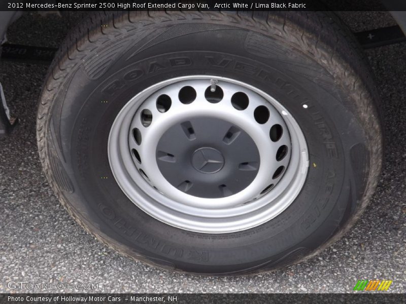 Arctic White / Lima Black Fabric 2012 Mercedes-Benz Sprinter 2500 High Roof Extended Cargo Van