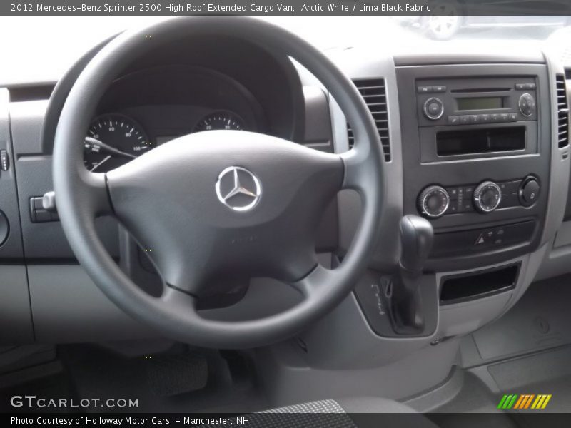 Arctic White / Lima Black Fabric 2012 Mercedes-Benz Sprinter 2500 High Roof Extended Cargo Van