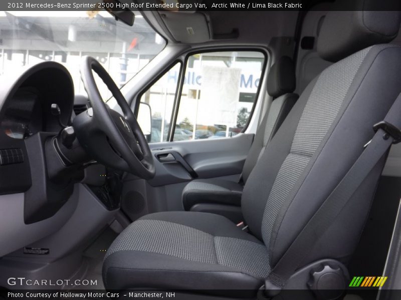 Arctic White / Lima Black Fabric 2012 Mercedes-Benz Sprinter 2500 High Roof Extended Cargo Van