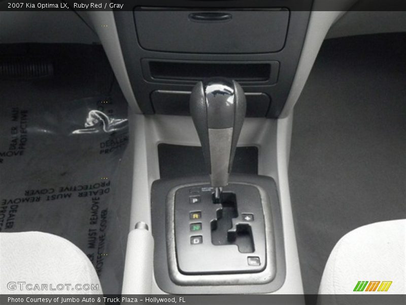 Ruby Red / Gray 2007 Kia Optima LX