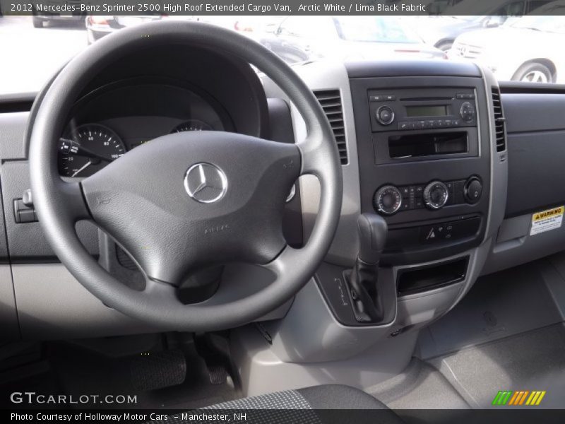 Arctic White / Lima Black Fabric 2012 Mercedes-Benz Sprinter 2500 High Roof Extended Cargo Van