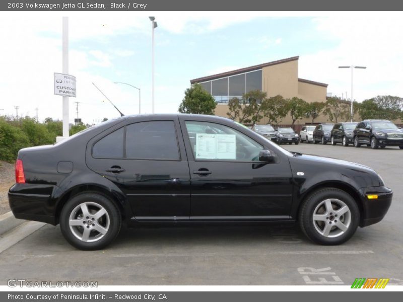 Black / Grey 2003 Volkswagen Jetta GL Sedan