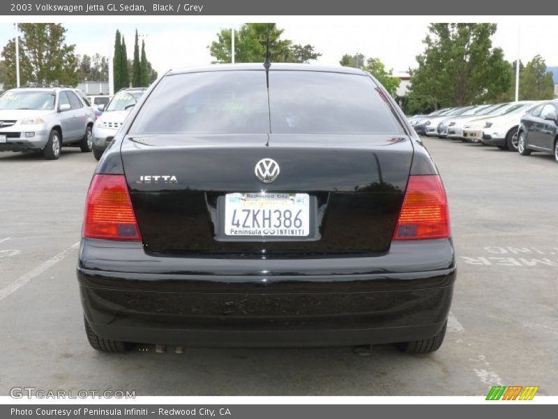 Black / Grey 2003 Volkswagen Jetta GL Sedan