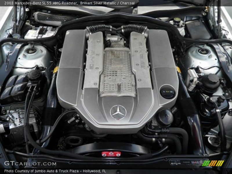  2003 SL 55 AMG Roadster Engine - 5.4 Liter AMG Supercharged SOHC 24-Valve V8