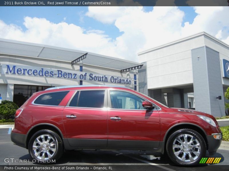 Red Jewel Tintcoat / Cashmere/Cocoa 2011 Buick Enclave CXL