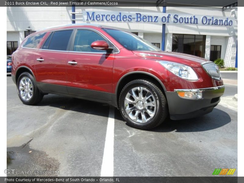 Red Jewel Tintcoat / Cashmere/Cocoa 2011 Buick Enclave CXL