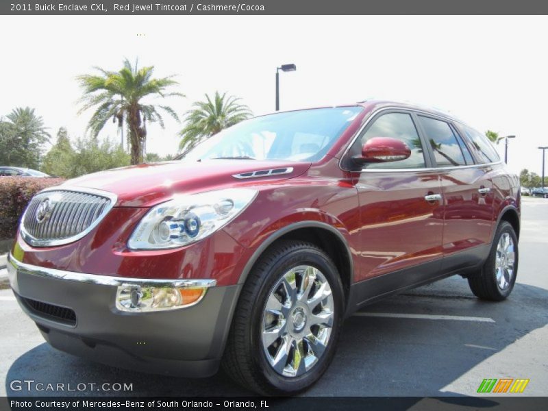 Red Jewel Tintcoat / Cashmere/Cocoa 2011 Buick Enclave CXL