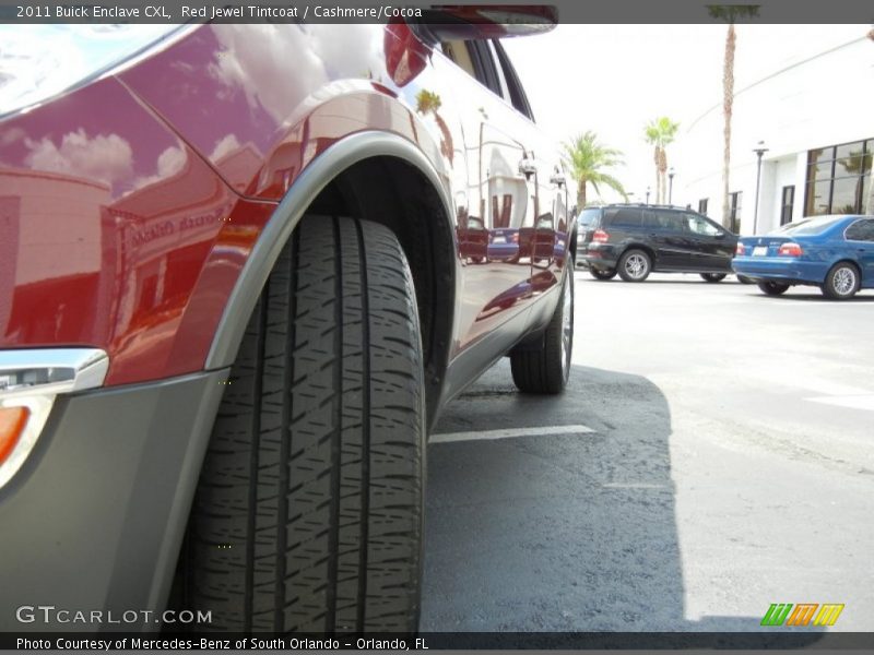 Red Jewel Tintcoat / Cashmere/Cocoa 2011 Buick Enclave CXL