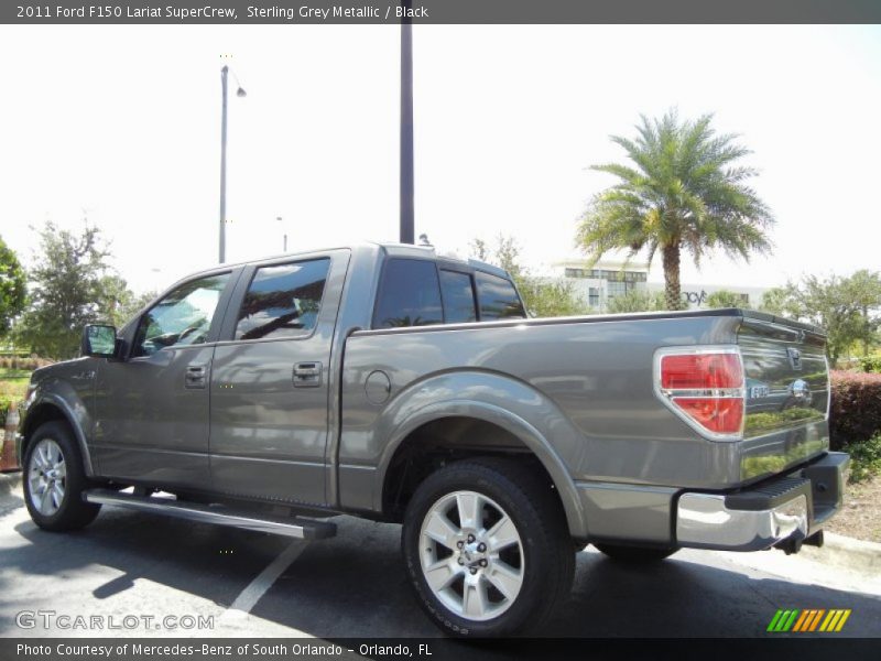 Sterling Grey Metallic / Black 2011 Ford F150 Lariat SuperCrew