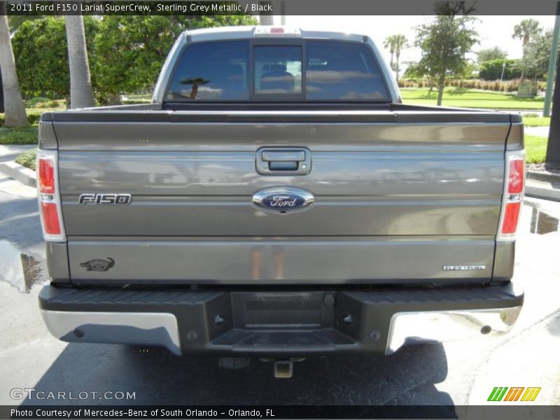 Sterling Grey Metallic / Black 2011 Ford F150 Lariat SuperCrew